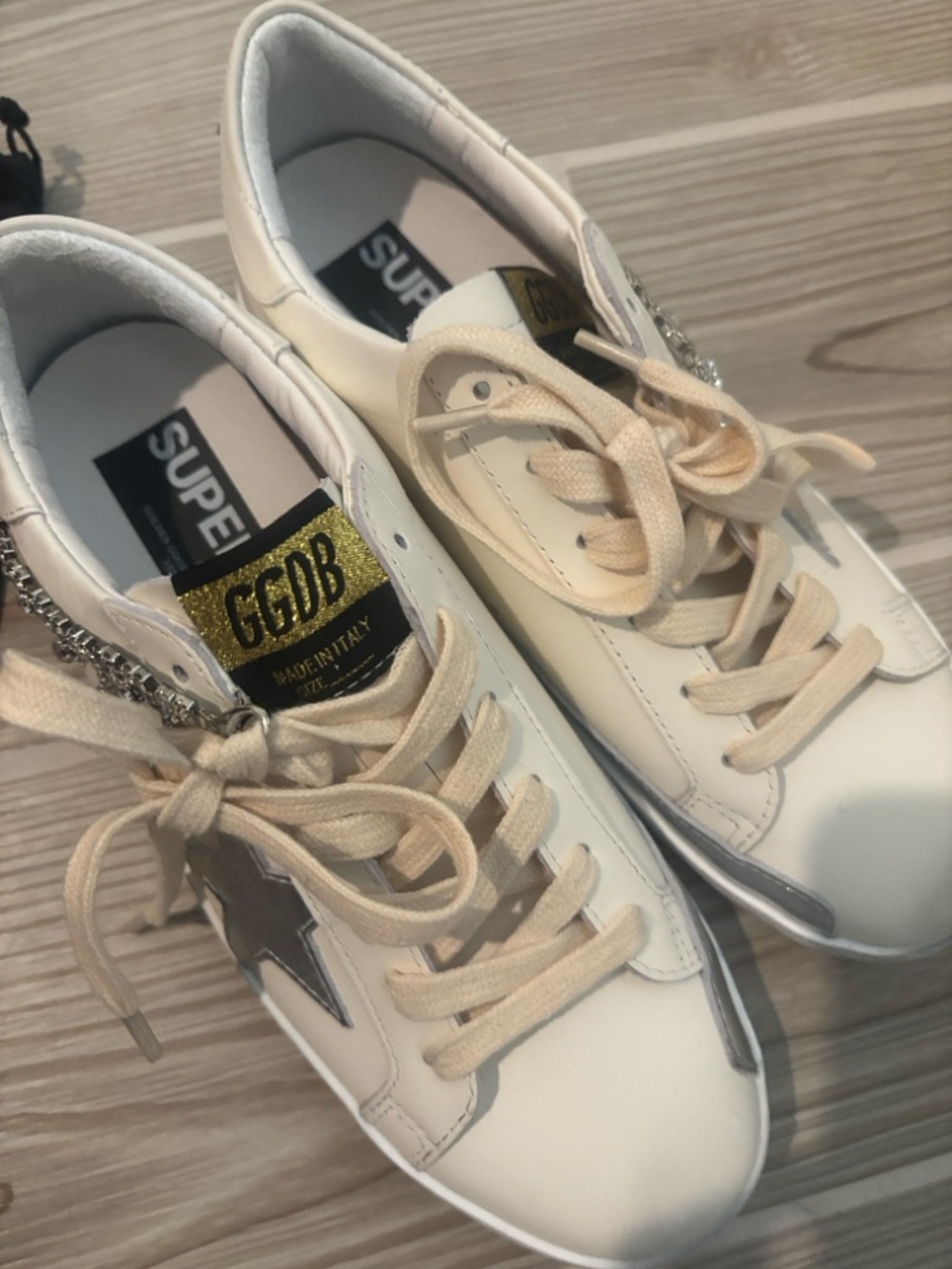 Golden looking sneakers size 39